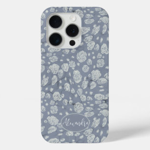 Coque Case-Mate iPhone Eaux florales bleu doux