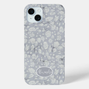 Coque Case-Mate iPhone Eaux florales bleu doux