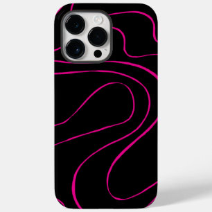 Coque Case-Mate iPhone Ebb et flux 2 - Magenta et noir