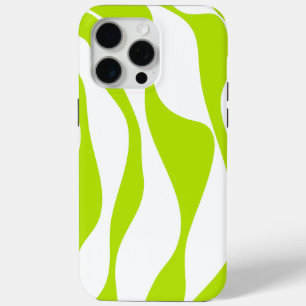 Coque Case-Mate iPhone Ebb et flux 4 en Lime vert et blanc