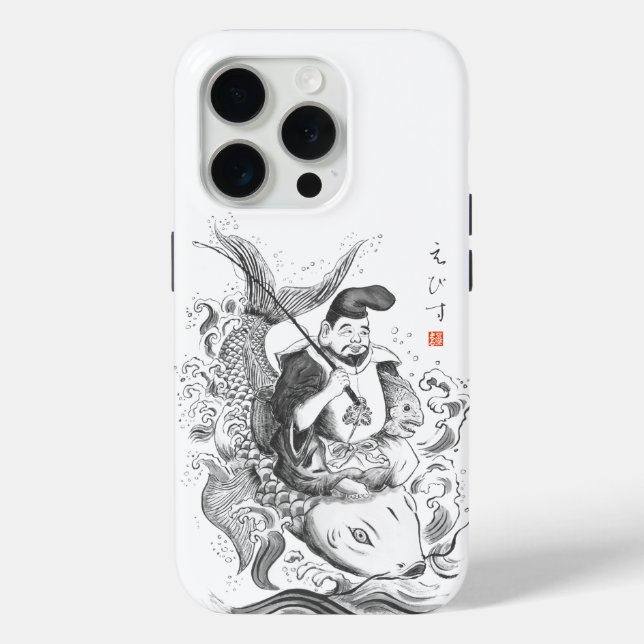 Coques Case-Mate iPhone Ebisu - Dieu de la pêche et du commerce (peinture  (Verso)