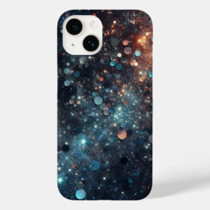 Coque Case-Mate iPhone Éblouissant en bleu foncé : La Parties scintillant