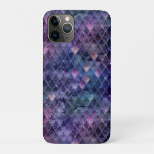 Case-Mate iPhone Case Écaille de dragon ombrée violette scintillante et 