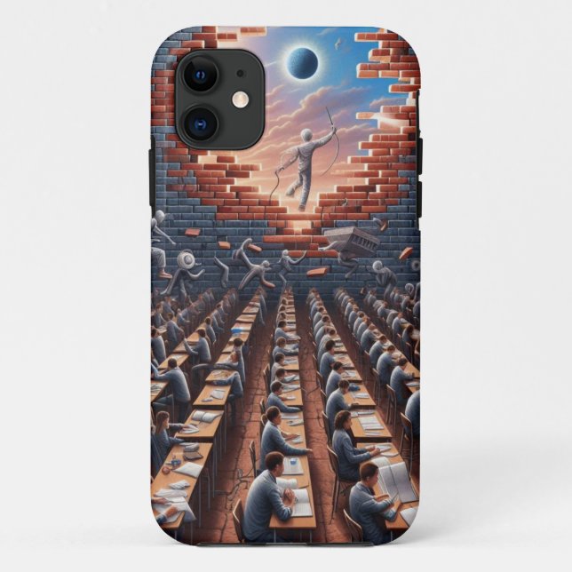 Coques Case-Mate iPhone Échapper de la matrice : salle d'examen surréalist (Dos)