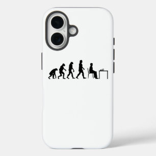 Coque Pour iPhone 16 Échecs - Évolution du joueur d'échecs