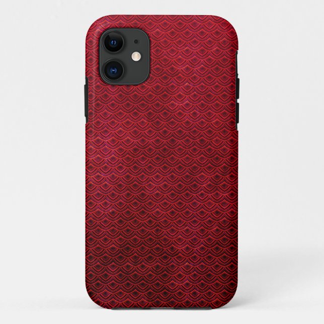 Coques Case-Mate iPhone Échelle de poissons japonaise fraîche de rouge de (Dos)