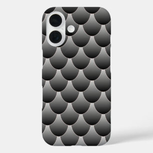 Coque Pour iPhone 16 Echelles noires et grises