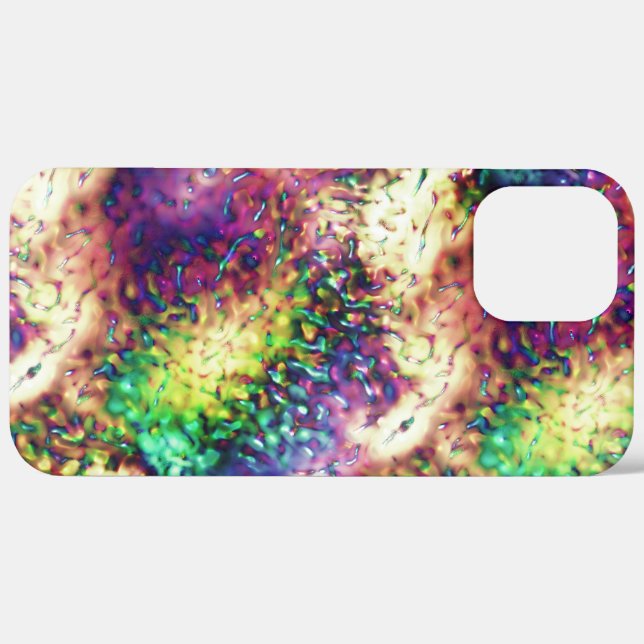 Coques Case-Mate iPhone Échelles ou gouttes d'eau de couleur pâle (Retour (horizontal))