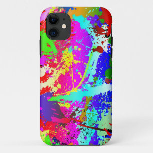 Etui iPhone Case-Mate Éclaboussure au néon d'arc-en-ciel