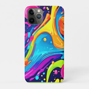 Case-Mate iPhone Case Éclaboussure d'art abstrait néon vibrant