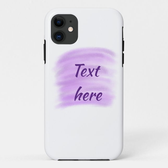 Coques Case-Mate iPhone Eclaboussures d'aquarelle violette ajoutent du tex (Dos)