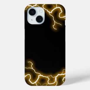 Coque Case-Mate iPhone Éclair doré unique