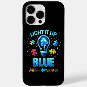 Coque Case-Mate iPhone Éclairer en bleu pour la sensibilisation à l'autis