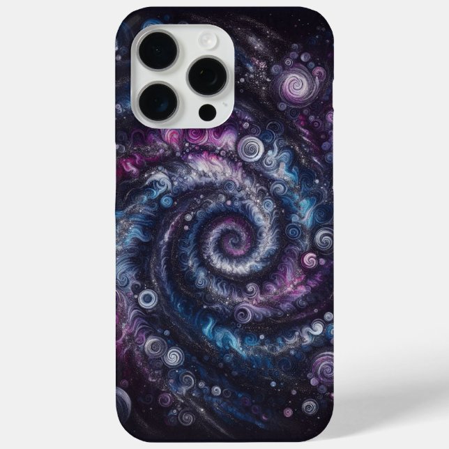 Coques Case-Mate iPhone Éclatement cosmique, motif de teinture Cravate (Verso)