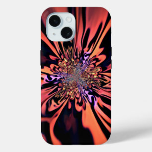Coque Case-Mate iPhone Éclatement de plasma corallien - Art fractal