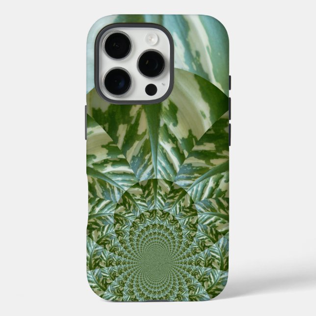 Coques Case-Mate iPhone Éco Camo Vert Kaleidoscope | Vision Durable (Verso)