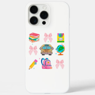 Coque iPhone 16 Pro Max École Coquette Retour À L'École Enseignante