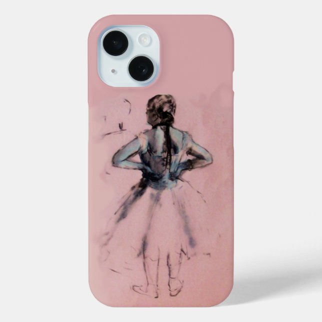 COQUES Case-Mate iPhone ÉCOLE DE DANSE, BALLERINA BALLET DANCER EN ROSE (Verso)
