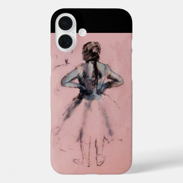 COQUES Case-Mate iPhone ÉCOLE DE DANSE / BALLERINA BALLET DANSER MONOGRAM (Verso)