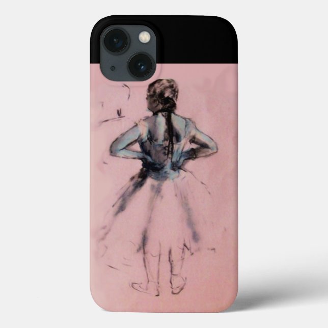 COQUES Case-Mate iPhone ÉCOLE DE DANSE / BALLERINA BALLET DANSER MONOGRAM (Verso)