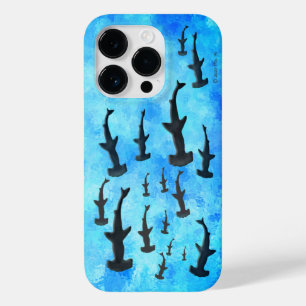 Coque Case-Mate iPhone École de requins à tête de marteau à Silhouette