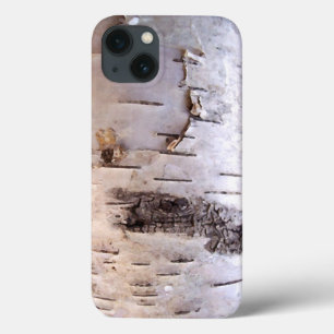 iPhone 13 Coque Écorce de bouleau 3D
