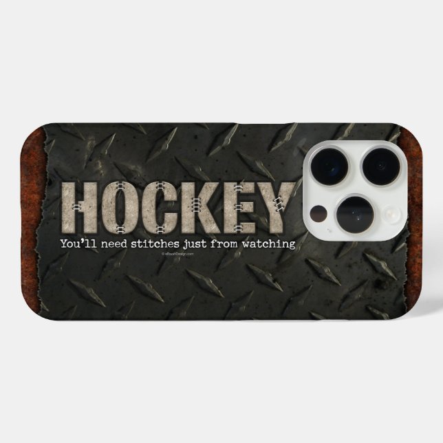 Coques Case-Mate iPhone Écrans de hockey (Verso (horizontal))