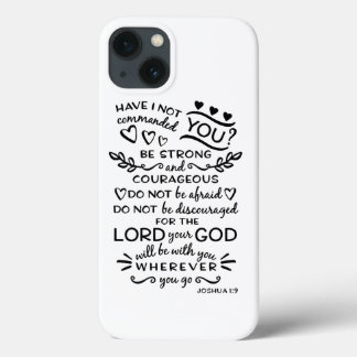 Case-Mate iPhone Case Écriture biblique Verse Joshua 1:19