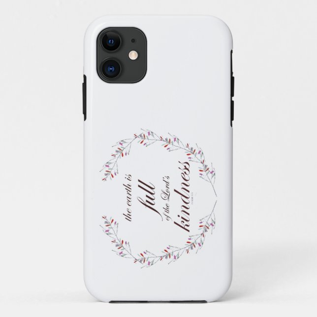 Coques Case-Mate iPhone Écriture, Psaume 33, Pleine Bonté (Dos)