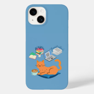 Coque Case-Mate iPhone Écrivain de procrastination Chat