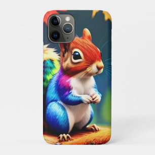 Case-Mate iPhone Case Écureuil Assis Coloré Mignon