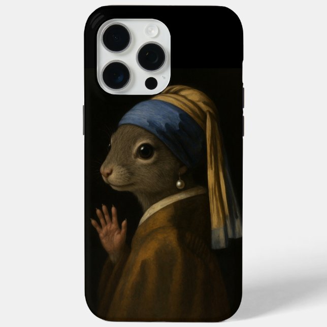 Coques Case-Mate iPhone Écureuil au collier de perle  (Verso)
