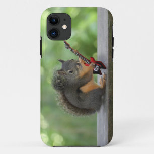 Coque Case-Mate iPhone Écureuil jouant la guitare électrique