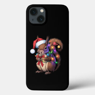 Case-Mate iPhone Case Écureuil lumières de Noël Famille de Noël