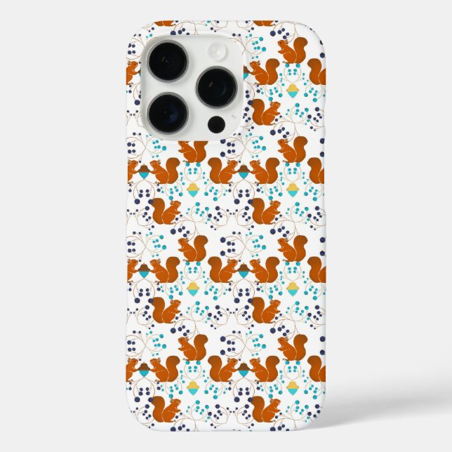 Coques Case-Mate iPhone Écureuils aux baies de chêne (Verso)