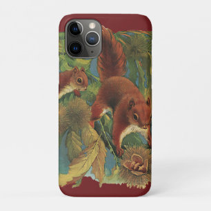 Coque Case-Mate Pour iPhone Écureuils vintages, Créatures Forestières, Animaux