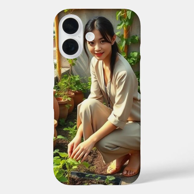 Coques Case-Mate iPhone Eden urbain en fleurs (Verso)