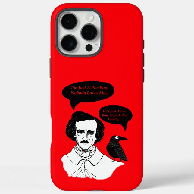 Coques Case-Mate iPhone Edgar Allan Poe Boy et Raven (Verso)