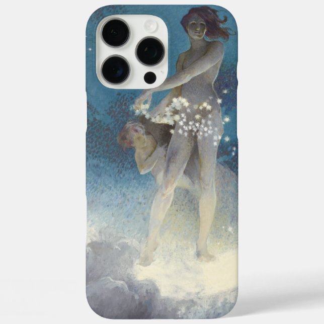 Coques Case-Mate iPhone Edwin Blashfield Étoiles Scatting Art Nouveau (Verso)