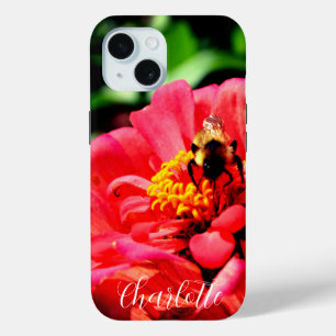 Coque Case-Mate iPhone Eelgant rouge floral photo bourdon