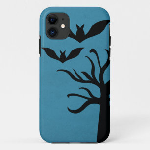 Coque iPhone 11 Eerie Bats iPhone 5 BT Coque, Bleu