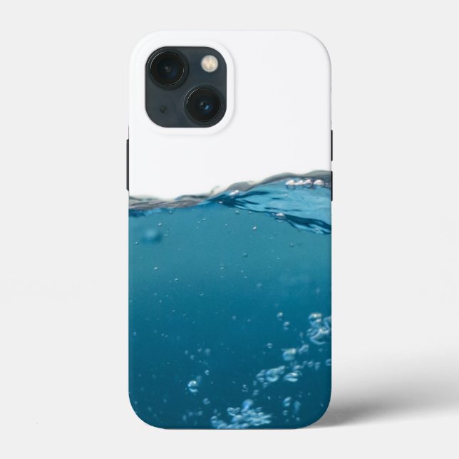 Coques Case-Mate iPhone Effacer la vague bleue (Verso)