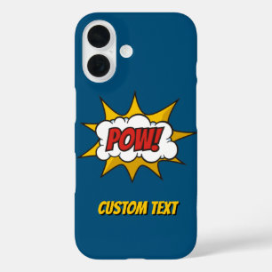 Coque Pour iPhone 16 Effet audio comique Pow
