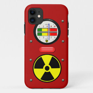 Coques Pour iPhone Effet de compteur de radiations Geiger sur l'Coque