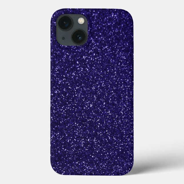 Coques Case-Mate iPhone Effet de Parties scintillant royale pourpre (Verso)