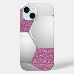 Coque Case-Mate iPhone Effet de parties scintillantes de rose de ballon