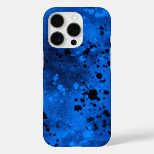 Coque iPhone 16 Pro Effet de peinture en vaporisateur bleu iPhone 16 C
