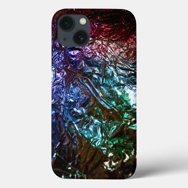 Coques Case-Mate iPhone Effet d'huile métallique arc-en-ciel (Verso)