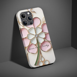 Coque Case-Mate iPhone Effet en verre coloré rose pastel