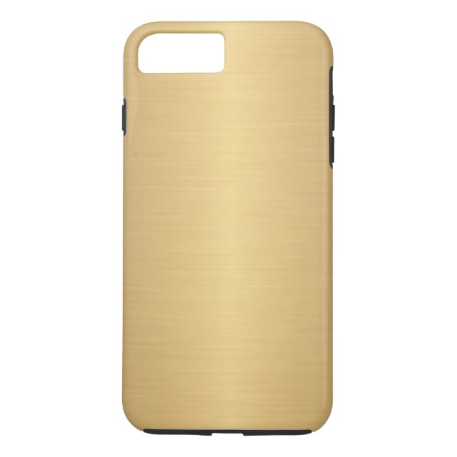 Coques Case-Mate iPhone Effet or brossé élégant (Dos)